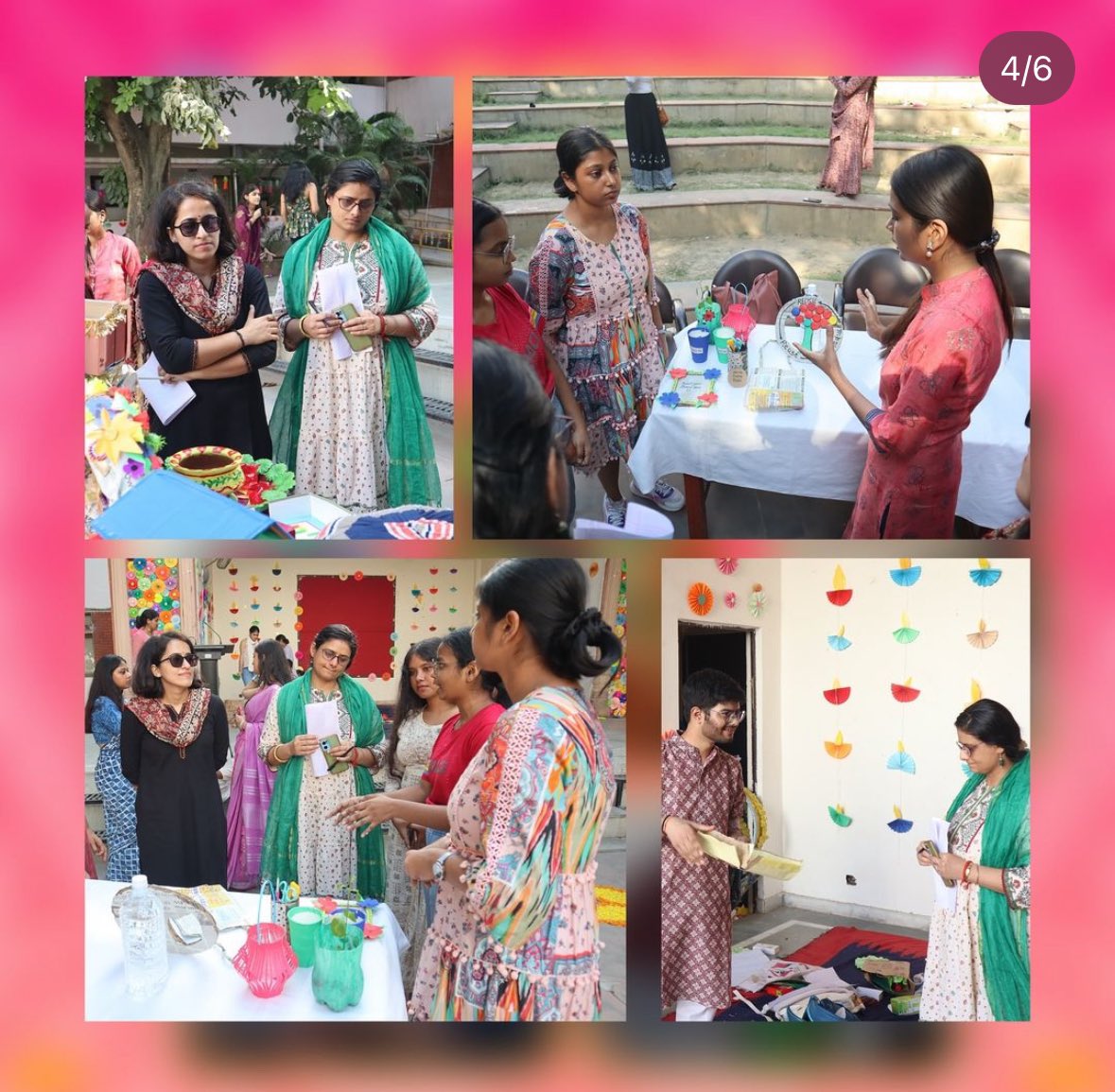 nssdrc_'s tweet photo. Creativity at its best! 🎨✨ Celebrating sustainable art at Jalsa Sankalp Sewa Utsav with the support of our Principal Prof. Savita Roy and Convener and programme officer Dr. Sharada Gautam. Turning waste into wonder! ♻️ https://t.co/quWPYd12cD