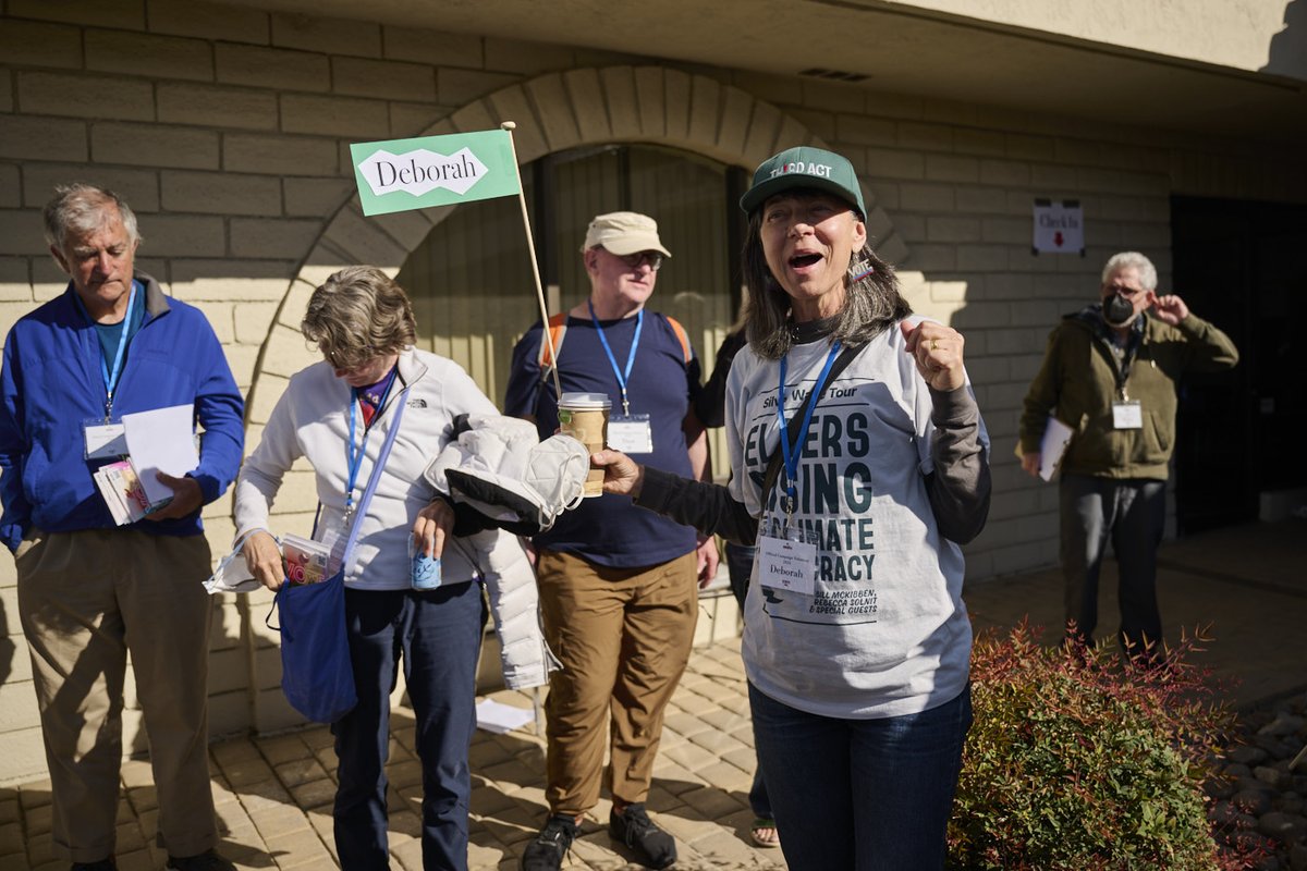 Last weekend, we rolled up our sleeves (and socks), and went door to door to talk about the importance of voting in this #election. 

<a href="/RebeccaSolnit/">Rebecca Solnit</a>, alongside <a href="/billmckibben/">Bill McKibben</a>, <a href="/ThirdActNevada/">Third Act Nevada</a>, <a href="/seed_the_vote/">Seed The Vote</a> &amp; <a href="/unitehere/">UNITE HERE</a>, hit the the streets in #Reno to make every voice is heard.
