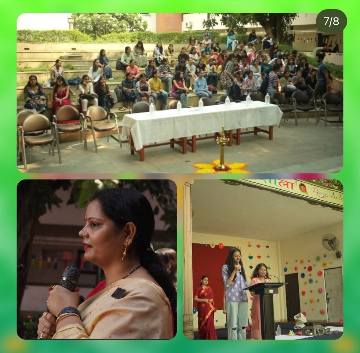 nssdrc_'s tweet photo. JALSA - Sankalp Seva Utsav 2024 began with a sacred hawan. With the help of Dr. Sharda Gautam, Program Officer and Convener, &amp; Savita Roy, Principal of DRC. Our chief guest, Prof. Kavita Sharma, shared her wisdom on leadership and service. https://t.co/9eevpJ4YTJ