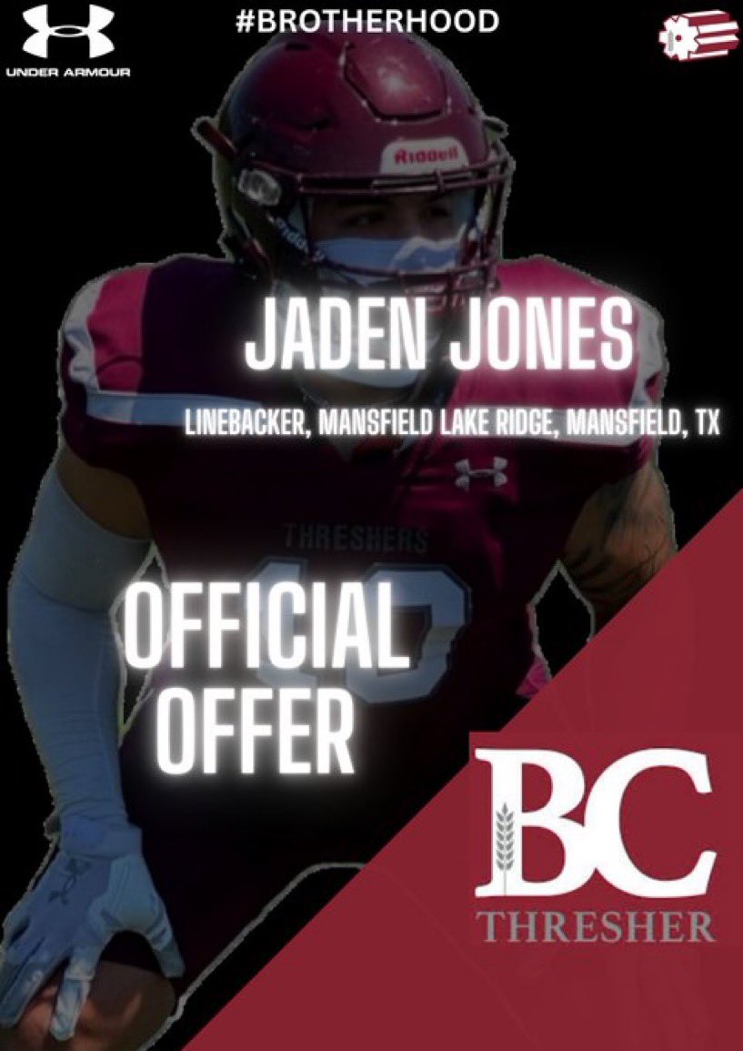 #AGTG After a great conversation with <a href="/TheTerryCook/">Coach Terry Cook</a> I’m blessed to receive another form <a href="/Threshers_FB/">Bethel College FB</a> ‼️🔴⚪️
@BCCoachMarkham 
<a href="/CoachMillerBC/">Kade Miller</a>