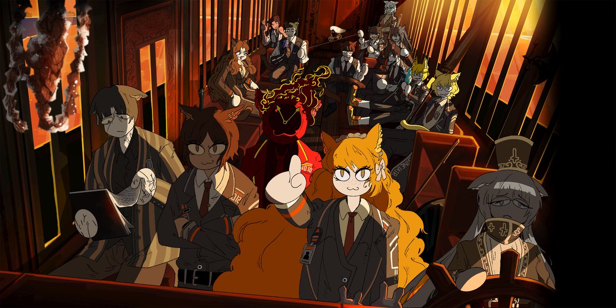 capuccino_mr's tweet image. More Limbus neko arc #art #Limbus_Company