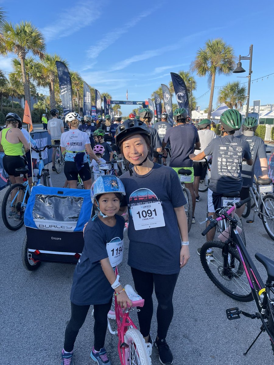 On Nov 2nd 2024, my daughter and I did Lowvelo Bike Ride to raise funding to support research in the <a href="/muschollings/">MUSC Hollings Cancer Center</a>. Here's the link to donate. fundraise.musc.edu/fundraiser/545…
