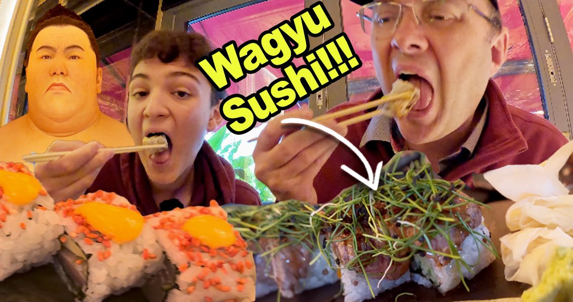 New TravelDog vlog! linktr.ee/robertdunt Wagyu Sushi Shocker at £££ Ivy Asia Restaurant!