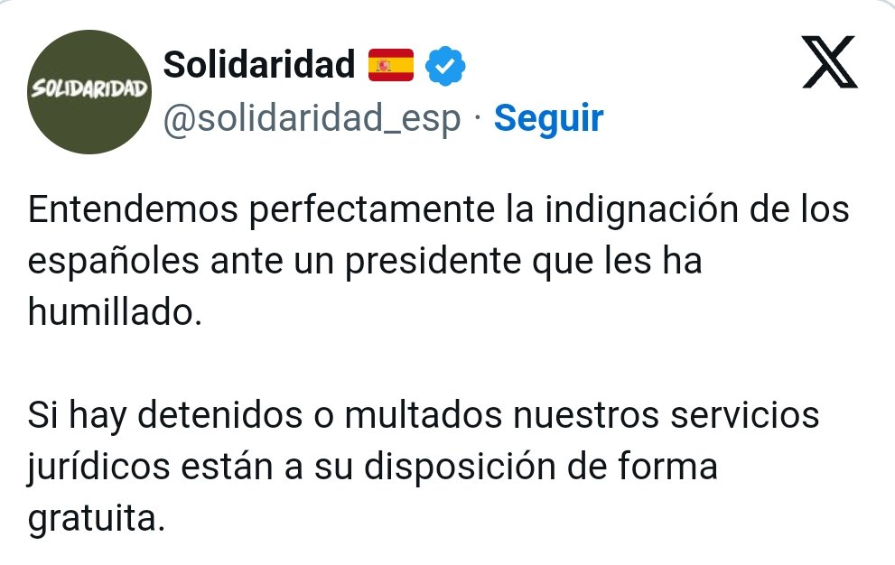 El pseudosindicato de Vox sale en defensa de los agresores del presidente del Gobierno. Era evidente que se trataba de ataques organizados por fascistas sin relación alguna con las víctimas de la tragedia.