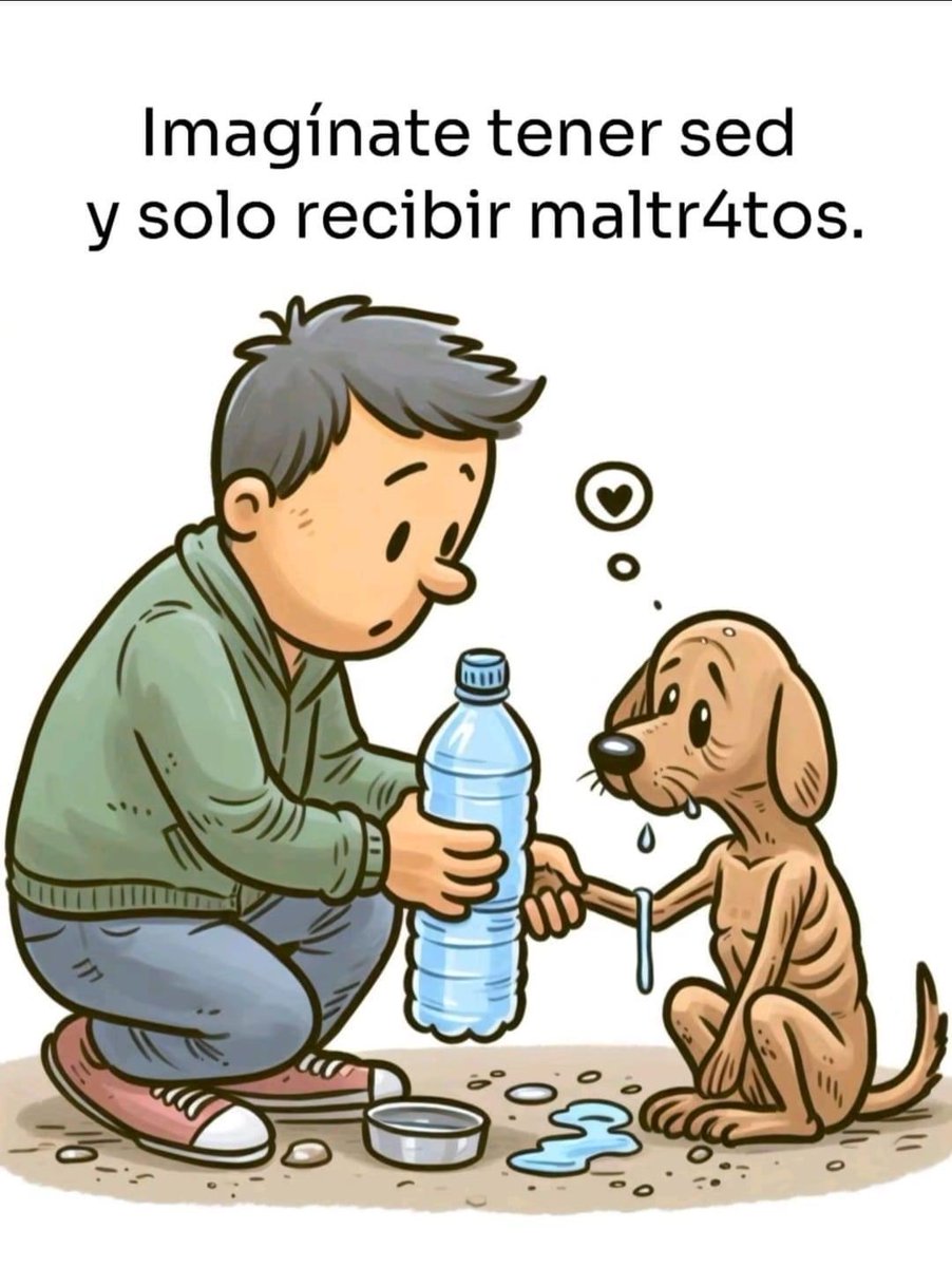 Ayúdales, sé amable con ellos ya han sufrido mucho