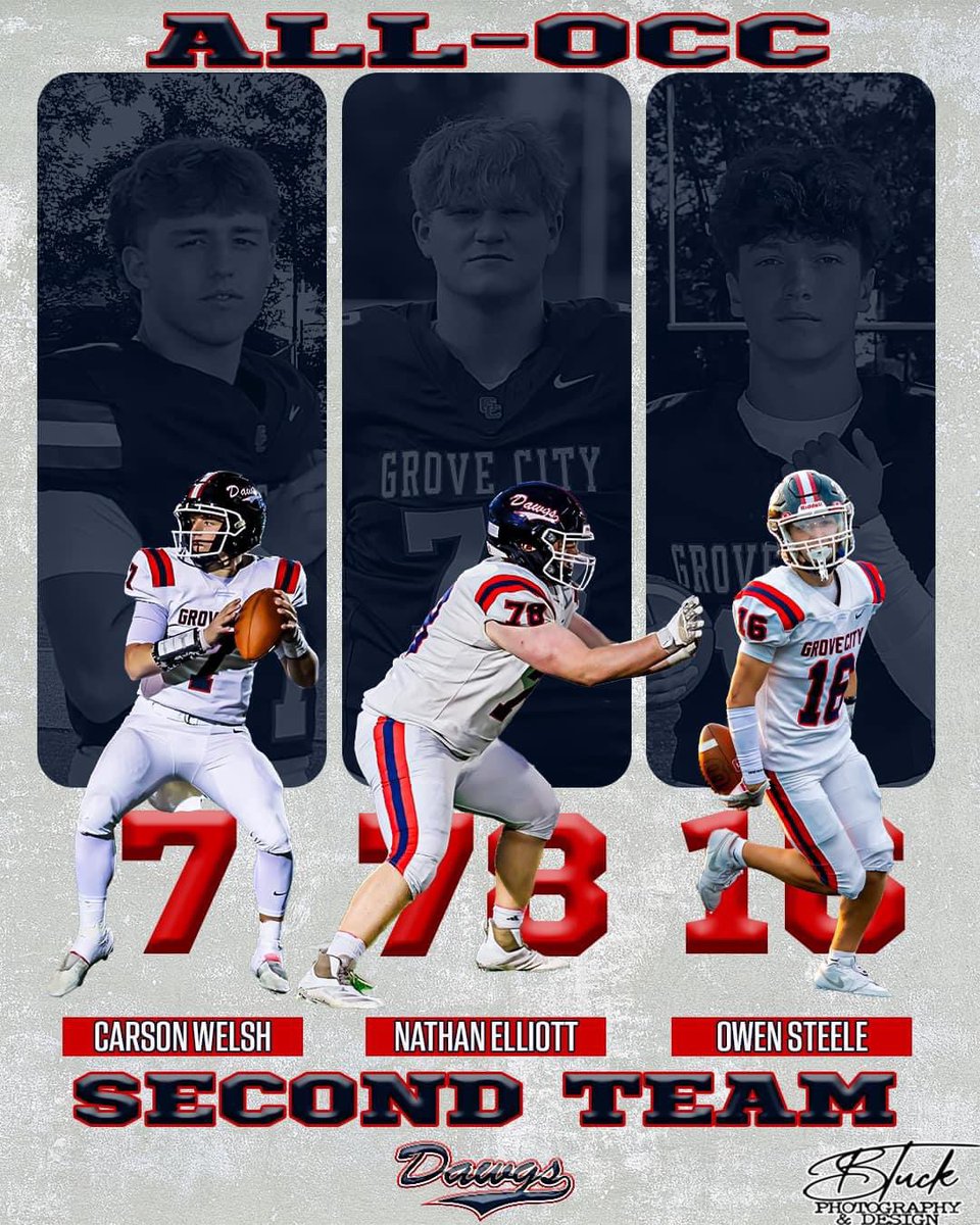 CONGRATULATIONS to these DAWGS for being named ALL OCC!