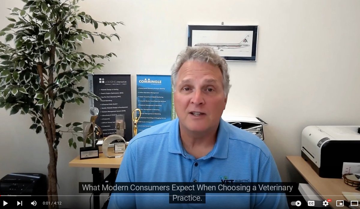 NEW VIDEO ALERT!

For veterinary professionals, understanding what modern consumers are looking for can make all the difference in attracting and retaining clients. Let’s explore the key factors that influence today’s pet owners when they’re deciding where to take their belove...