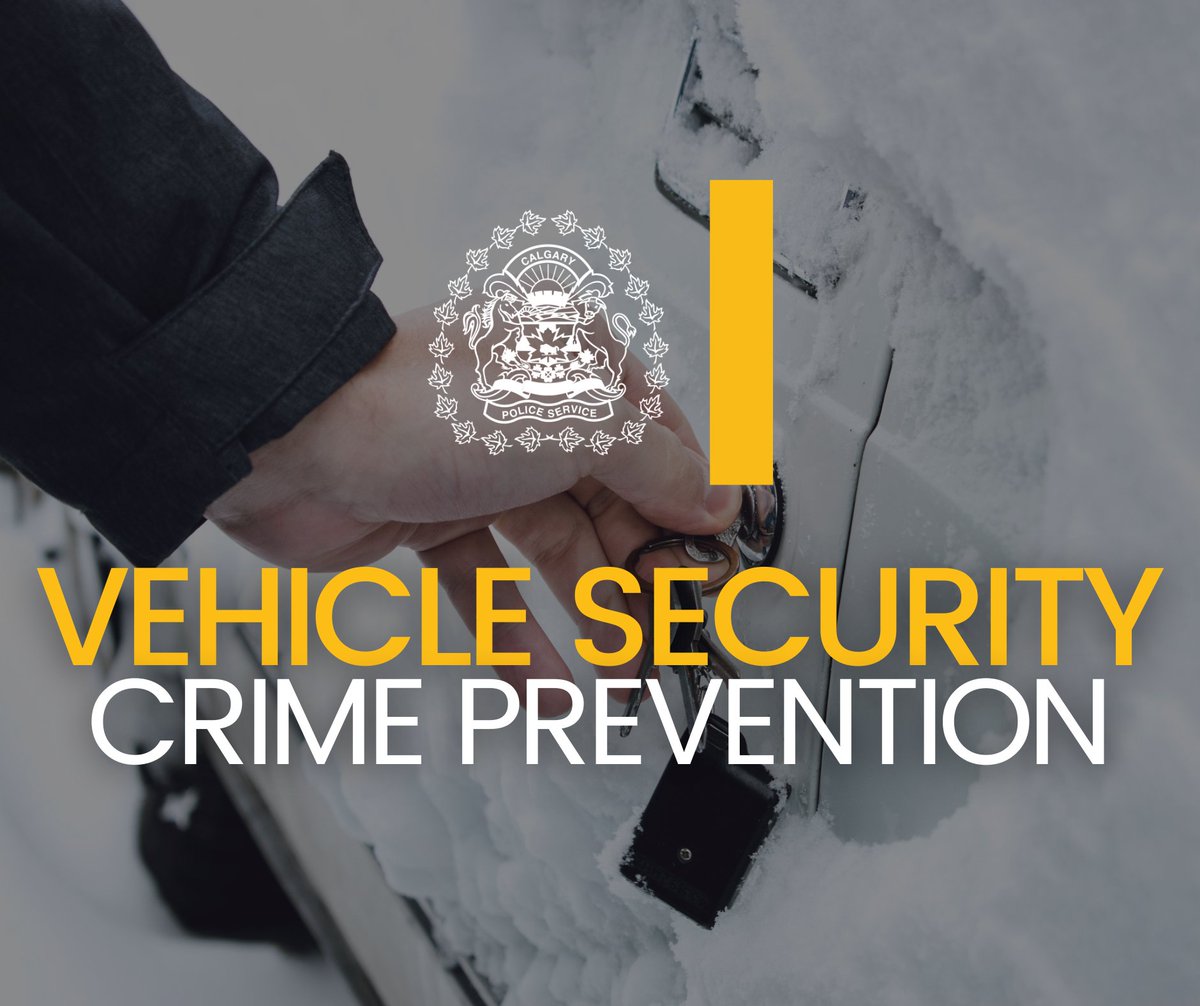 CalgaryPolice's tweet photo. ❄ As the weather continues to get cooler, always stay with your car while it warms up. Unattended vehicles are easy targets for thieves. Ensure your vehicle’s safety by following our safety tips.
#CPSSafetyTips https://t.co/CNF9INuEMF