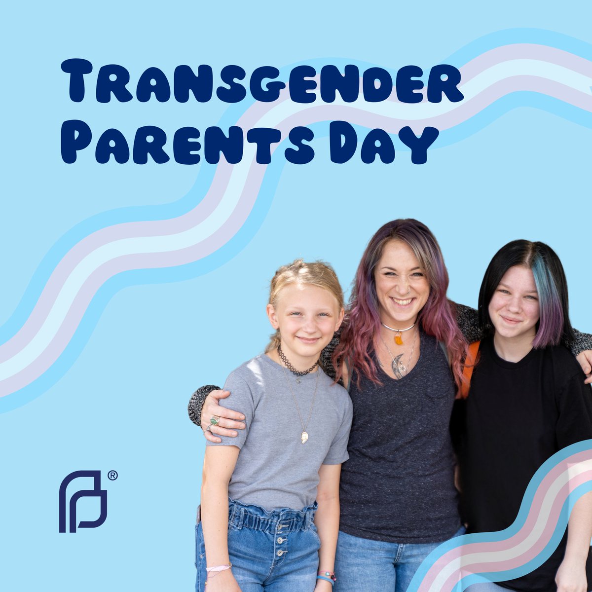 Happy Transgender Parent Day! Today we celebrate and recognize the incredible contributions of trans parents and those raising trans children. 🩵🤍🩷 #TransParentDay #TransgenderParentDay #SupportTransFamilies #PlannedParenthood #PPSNE #Pride #TransPride