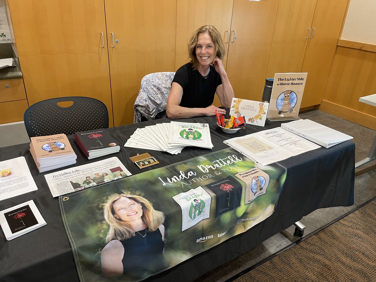 My two tables at the Dublin California Library Showcase and the Bay Area Kids Book Fair. ⁦<a href="/DorranceBooks/">Dorrance Publishing</a>⁩ ⁦<a href="/NHT_tweets/">Now Hear This</a>⁩ #childrensbooks #writing #writingcommunity #picturebooks