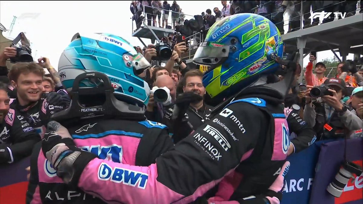 Elle est belle cette image 🫂🇫🇷

#F1 #BrazilGP 🇧🇷