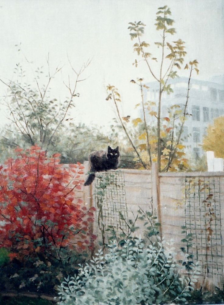 RobinStanfill2's tweet photo. “Please don’t expect 
me to always be good 
and kind and loving. 

There are times when 
I will be cold and thoughtless 
and hard to understand.”

  ~ Sylvia Plath 

“Sitting on the Fence”
Art by Ann Hewson 🎨 https://t.co/qD455jF8Ma