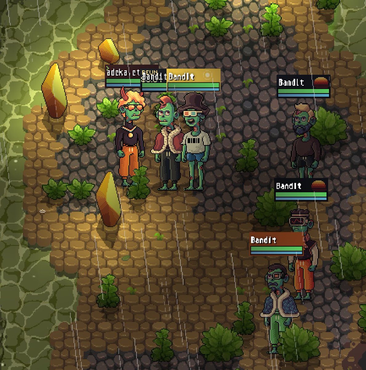 ApeReunion's tweet photo. Three zombies meet up in Reunion and start comparing their best ‘finds.’

The first zombie says, ‘I found a fresh developer’s brain – lots of big plans, but half-baked ideas. Tasty, though!’

The second one goes, ‘I got lucky with a trader’s brain – a little volatile, but the highs were delicious!’

The third zombie shrugs and says, ‘I found a marketer. The brain was mostly filler… but at least it was well-packaged!’

They all laugh, and the first zombie adds, ‘Guess in Reunion, you really do get a taste of every flavor!’