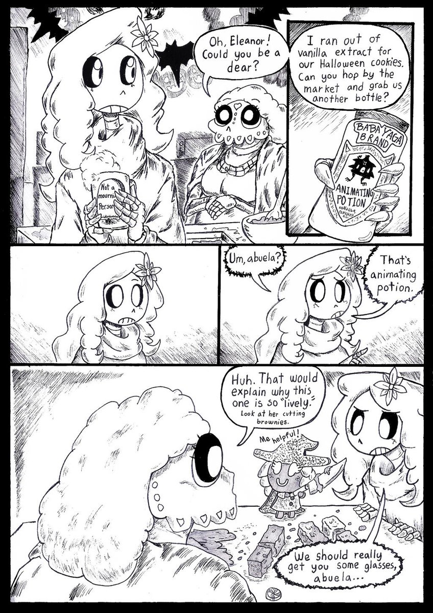 A Belated Feliz Dia de los Muertos!
From Ellie and the Calavera side of her family! #bitesizedmonsterlife