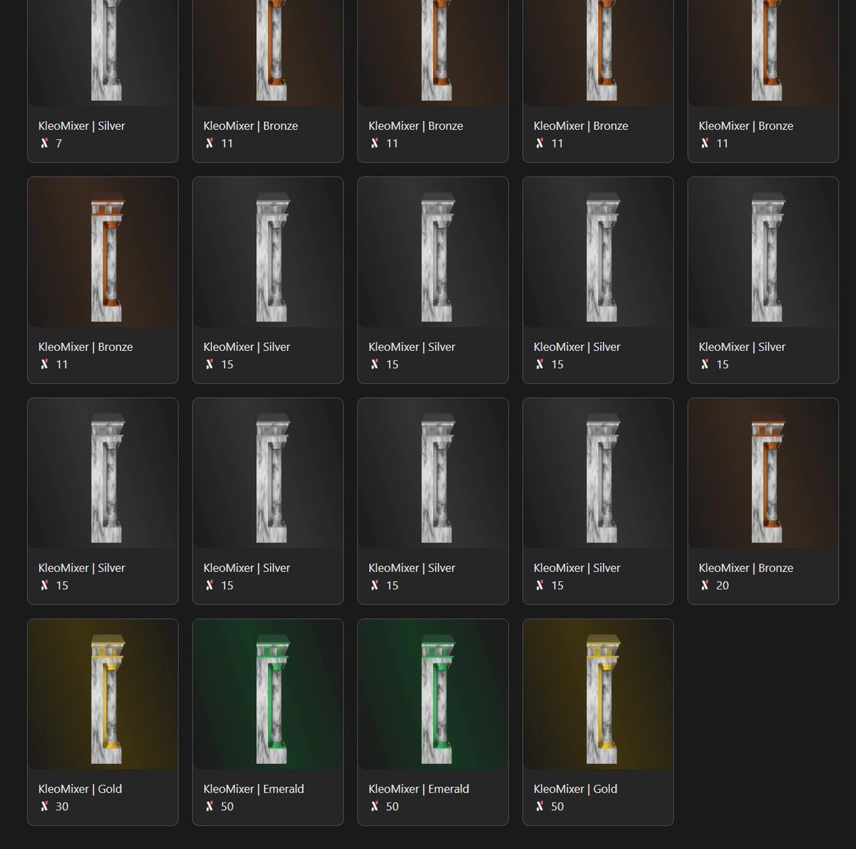 $ALPH Airdrop received - thx <a href="/KleoMixer/">KleoMixer ℵ</a> .... 
Thinking about adding more #NFT for the next airdrop

The emerald #NFT are the best ones?
And will be the airdrop monthly?

deadrare.io/collection/kle…