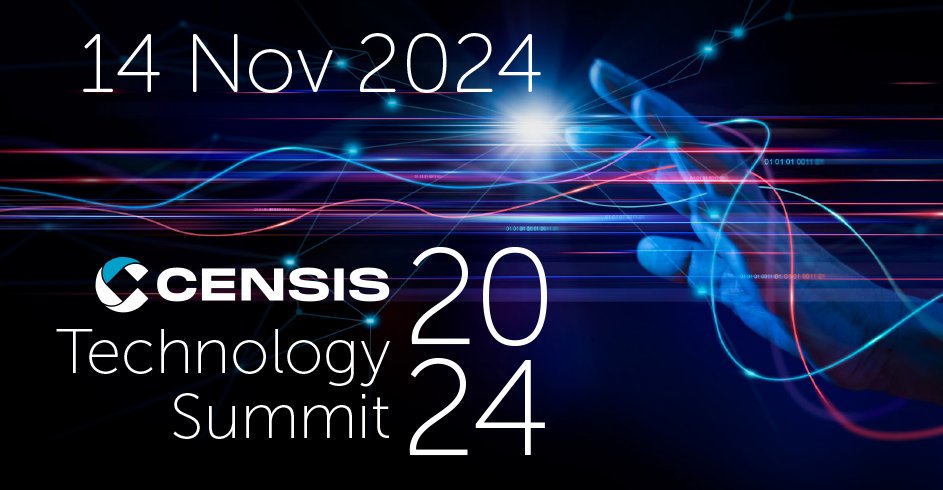 Today's the day of our annual conference, the 2024 #TechSummit in Glasgow 

We'll be posting about the day here if you'd like to see what's happening linkedin.com/company/censis…

Doors open 9am for 600+ delegates, 60 exhibitors, 20 speakers #CENSIS24

If you're coming, see you soon!
