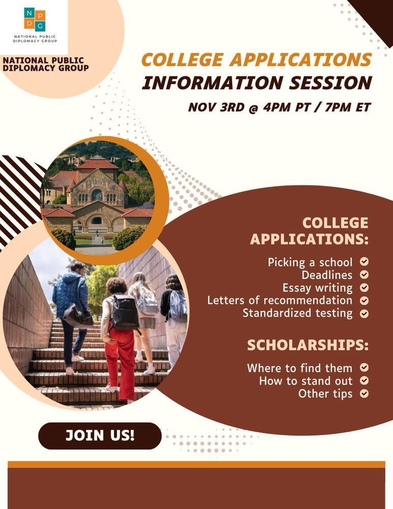 hadnetkeleta's tweet image. #PublicDiplomacy team 🇪🇷 will host virtual College application and scholarship information session today. #HumanCapacity #EritreaPrevails 

Zoom link to today’s 4pm PT/7pm ET 
us02web.zoom.us/j/86302547972?…