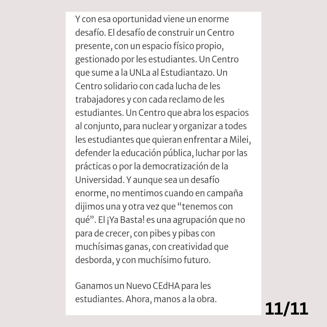Ya Basta-Las Rojas UNLa tweet media