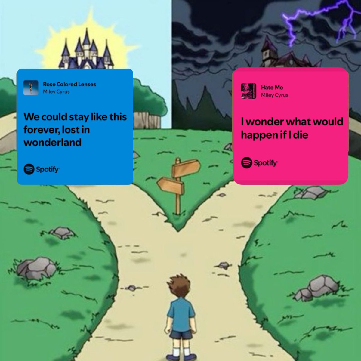 twinklemileyc's tweet image. Me listening to miley cyrus