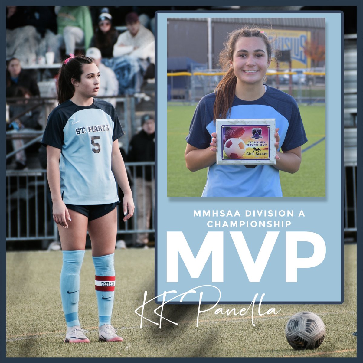 Congratulations to KK Panella for being named the MMHSAA Championship MVP after scoring the game winner in yesterday’s final.