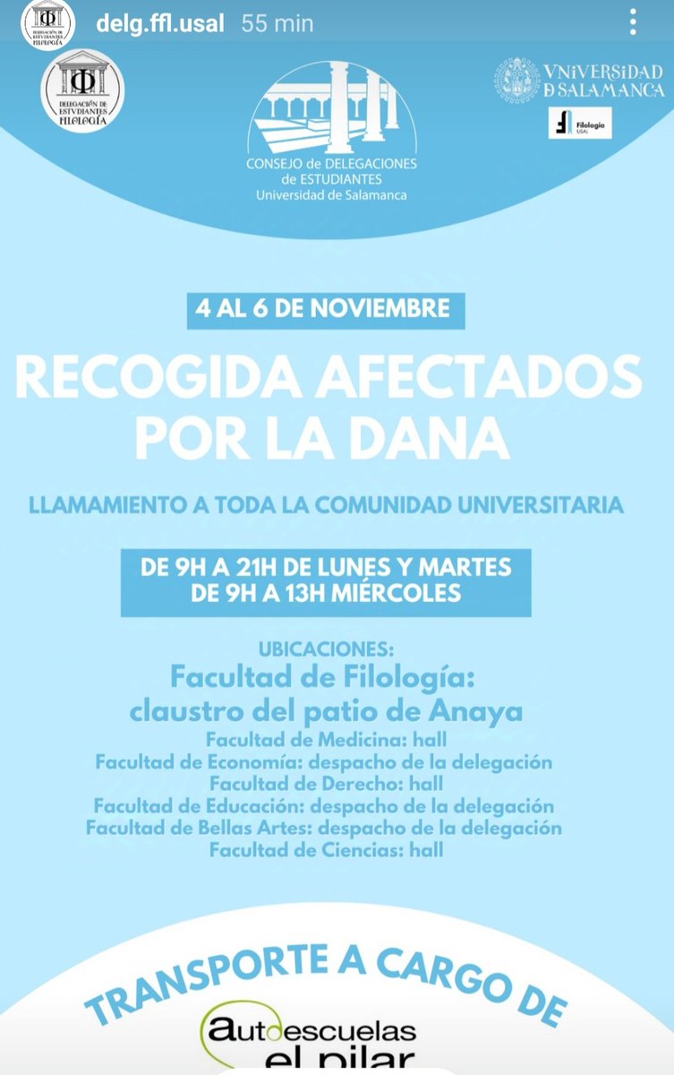 Laurabiya2's tweet photo. #DANA #Filología #Usal  En @FilologiaUsal https://t.co/dGO6QRGEn2