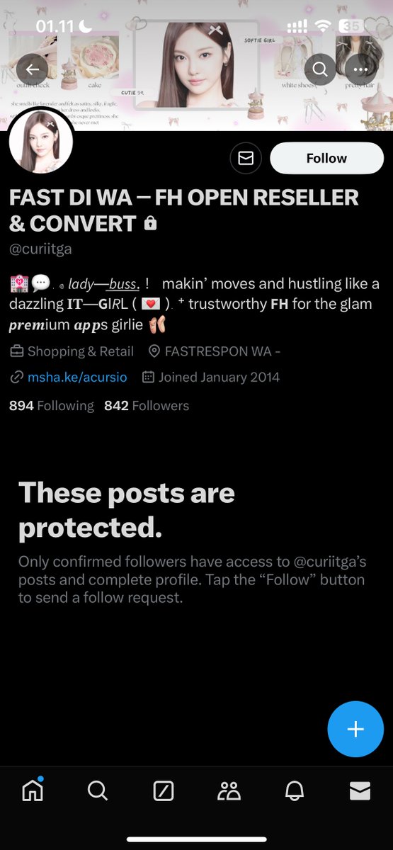 sylphinangel's tweet photo. gue ga tau lu niat nipu atau gimana?
tapi please jgn suka nyolong gambar testi orang. lu bilang tadi itu shopee lu tp waktu gue konfirm ke tokonya trnyata bukan. please kerja yang halal halal aja well 🤟🏼 
hati hati guys!! sm nih org😎🫶🏻
@curiitga 

#zonajajan #ZonaBA #zonauang https://t.co/IJvrgh2Zek