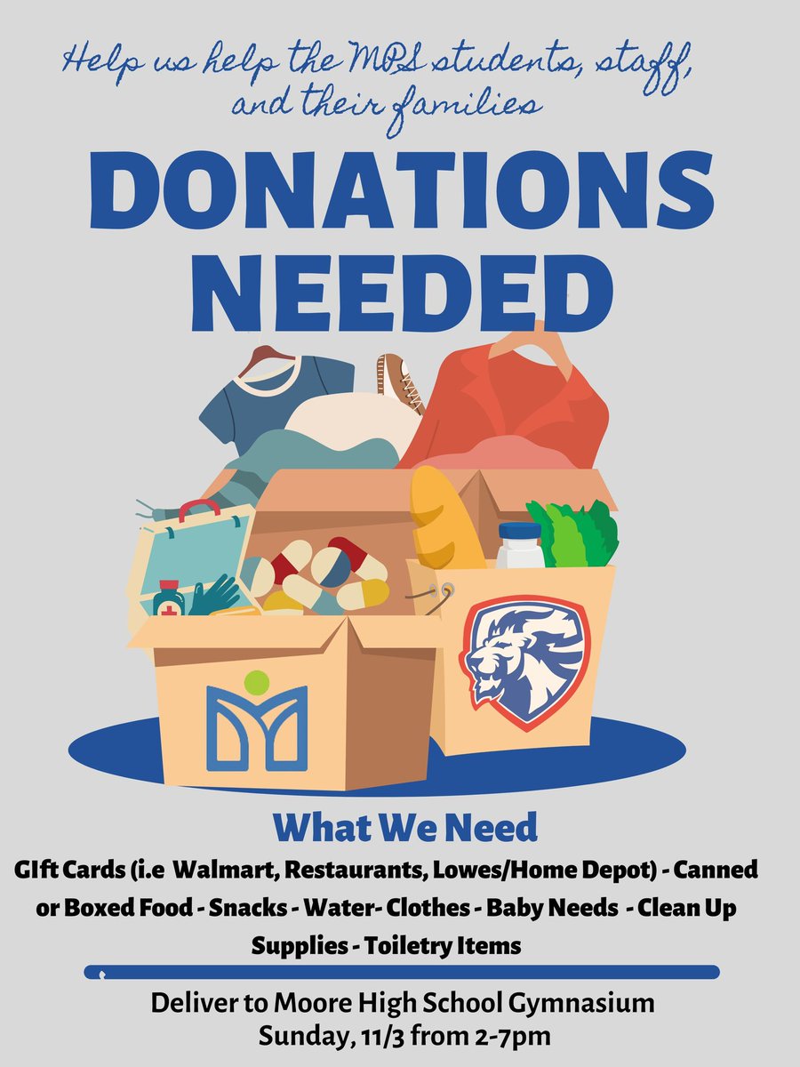 Our MPS community needs your help! Please consider a donation of any kind to aid those in need. This community has always shown strength and unity in these times and I have no doubt it will again!