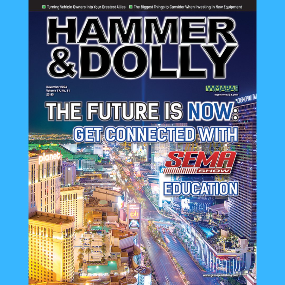 grecopublishing's tweet image. The November issue of Hammer &amp;amp; Dolly includes a rundown of can’t miss events to help map out industry week at SEMA in Las Vegas and much more!grecopublishing.com/hammer-and-dol… #hammeranddolly #autobody #collisiontech #grecopublishing