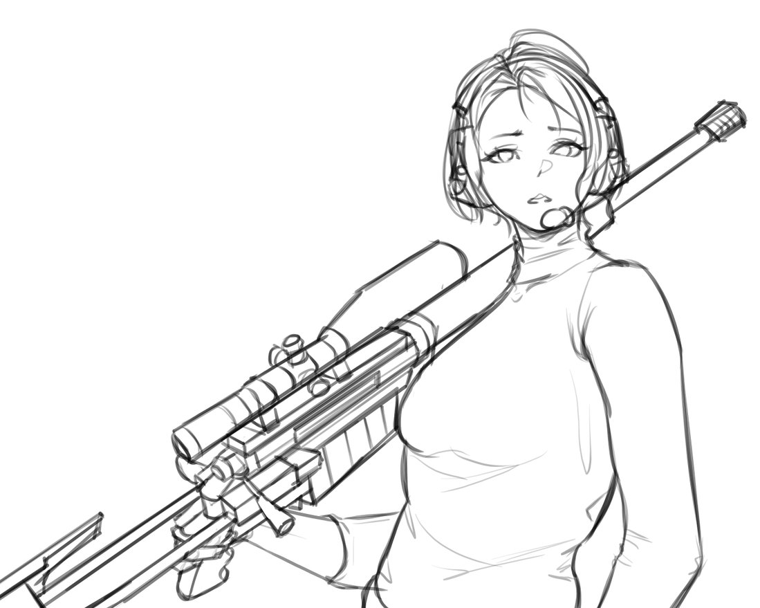 Drawing sniper rifle is fun :3

#art #anime #illustration #tactical