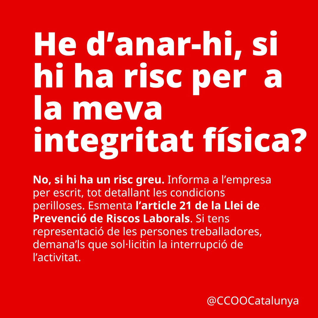 ccoocatalunya's tweet photo. Saps què fer, a la feina, en cas de temps extrem? Segueix el fil! https://t.co/VA78ouyYN0