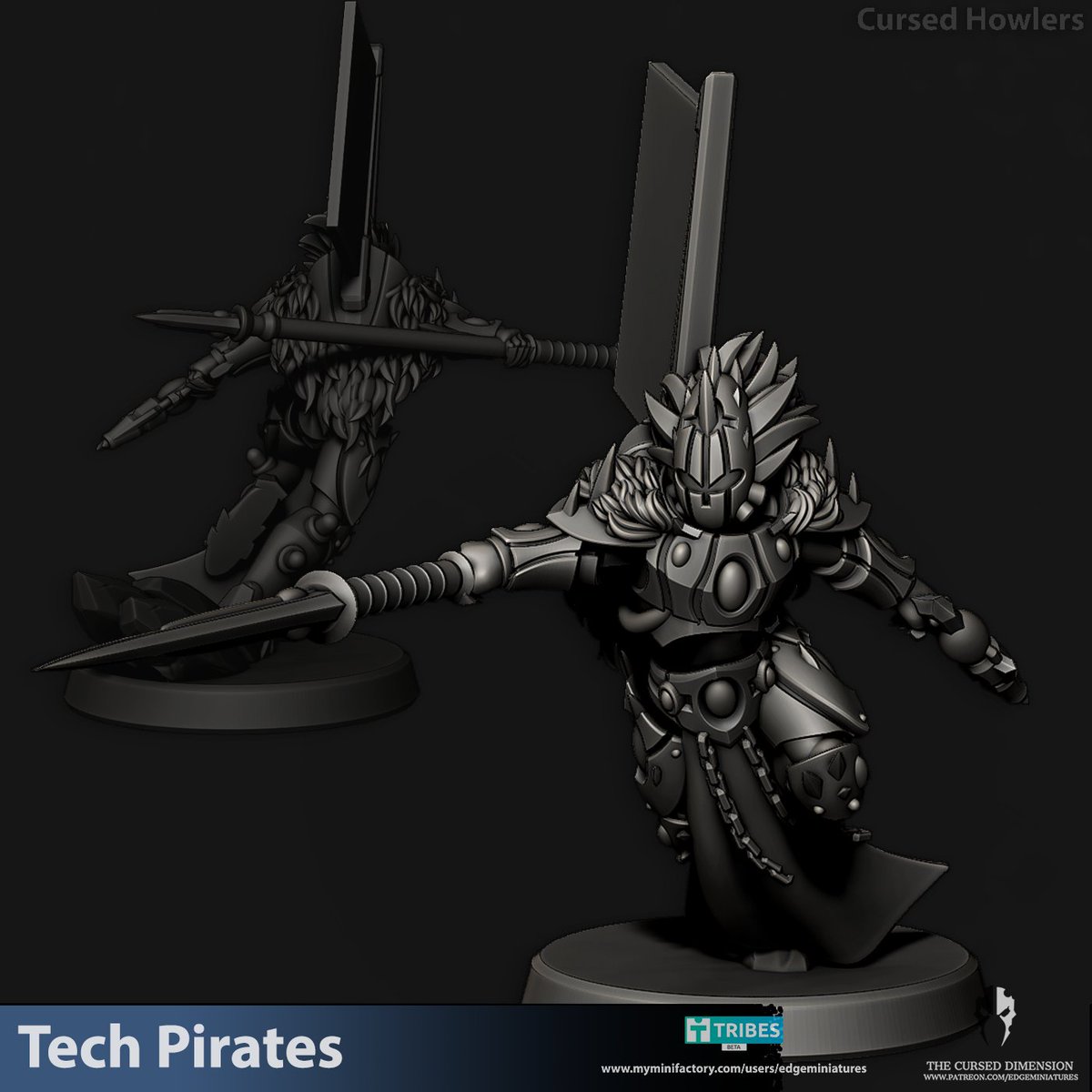 PascalCleroux's tweet photo. November sculpts are out now on patreon / tribes. 8mm Tech Elves, 8mm Cursed Elves, 28mm Cursed Howlers, 28mm Crawlers of Change 

#aeldari #wargaming #3dprinting #warhammer #opr #legionimperialis #killteam40k #zbrush #Drukhari

https://t.co/A06cizH3b0 - https://t.co/KVxlmEjTai https://t.co/WtA9FRxCiE