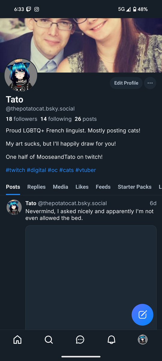 The Potato Cat tweet media