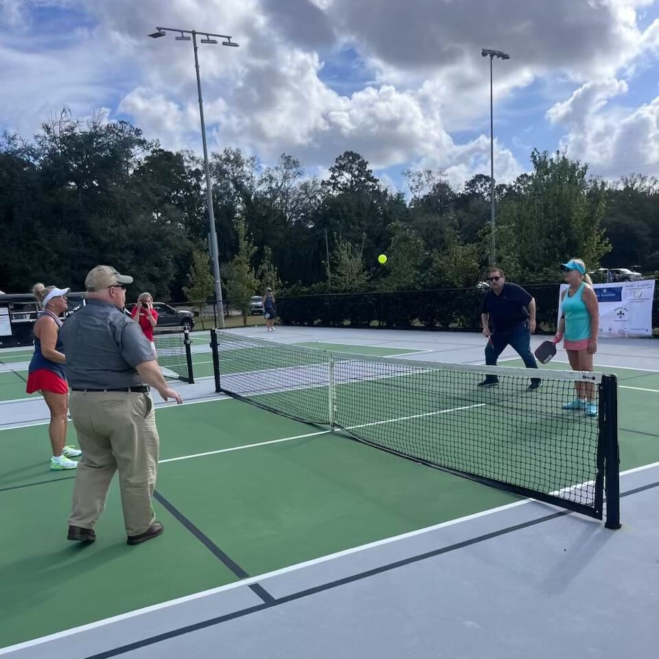 BillyNungesser's tweet photo. The RPWST Patriot Pickleball tournament on Saturday was a wonderful success! Pickleball is a unifying, fun game that anyone can play! This event supported St. Tammany's American Legion Post 16 and I was grateful to participate! https://t.co/Kz2Y1Xf9c1