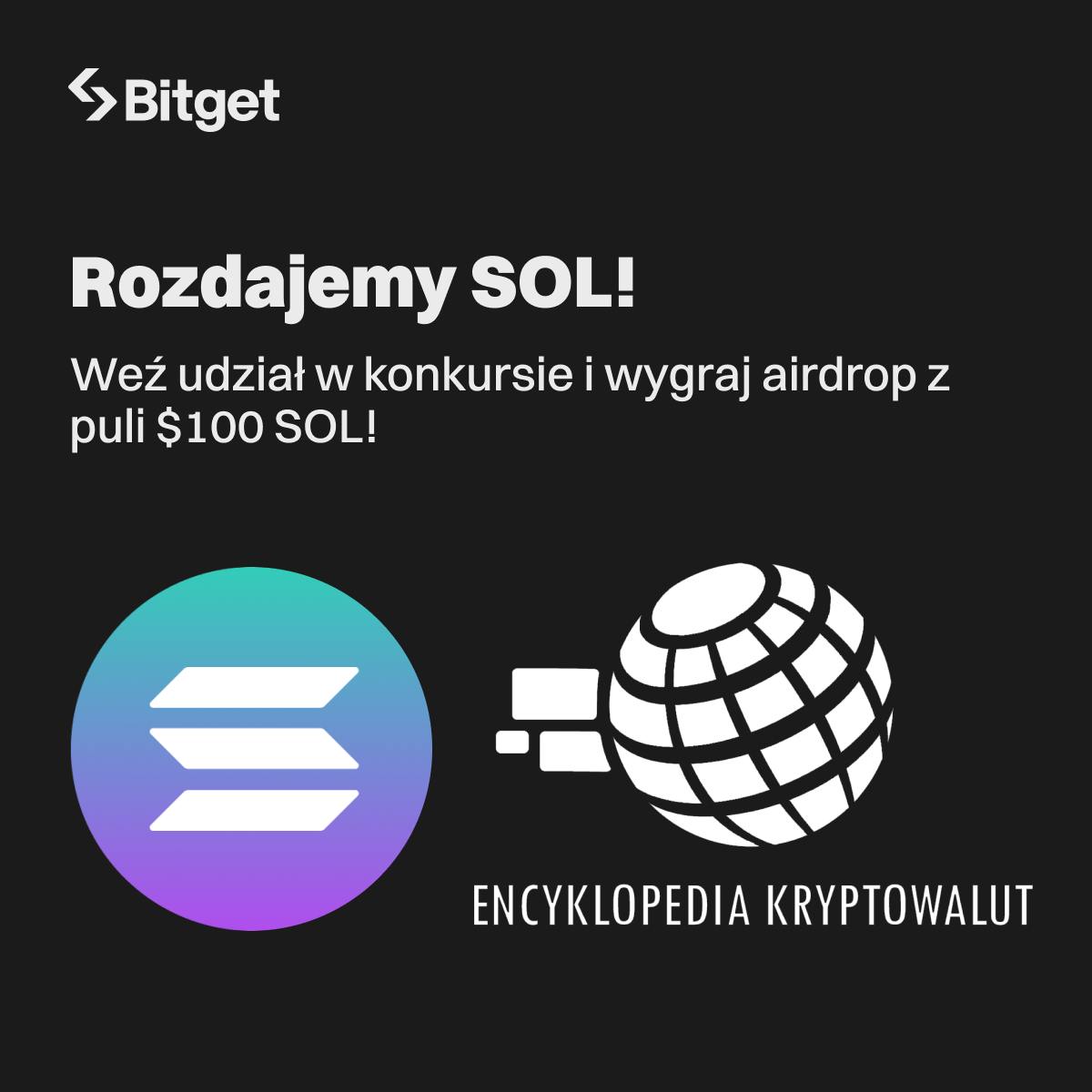 👉Uwaga szybki airdrop do zgarnięcia!

💙 2x po 50$ w tokenie SOL!🚀

✅ Obserwuj <a href="/EKryptowalut/">Encyklopedia Kryptowalut</a> i <a href="/BitgetPL/">BitgetPL</a>
👋 Otaguj dwóch znajomych 💁‍♂️
🔃 Zrepostuj ten post!
🦶 Napisz swój rozmiar buta.

💸Wyniki we wtorek!

#bitget #wspólpraca #solana #airdrop

Ps. Z tym butem to żart, ale