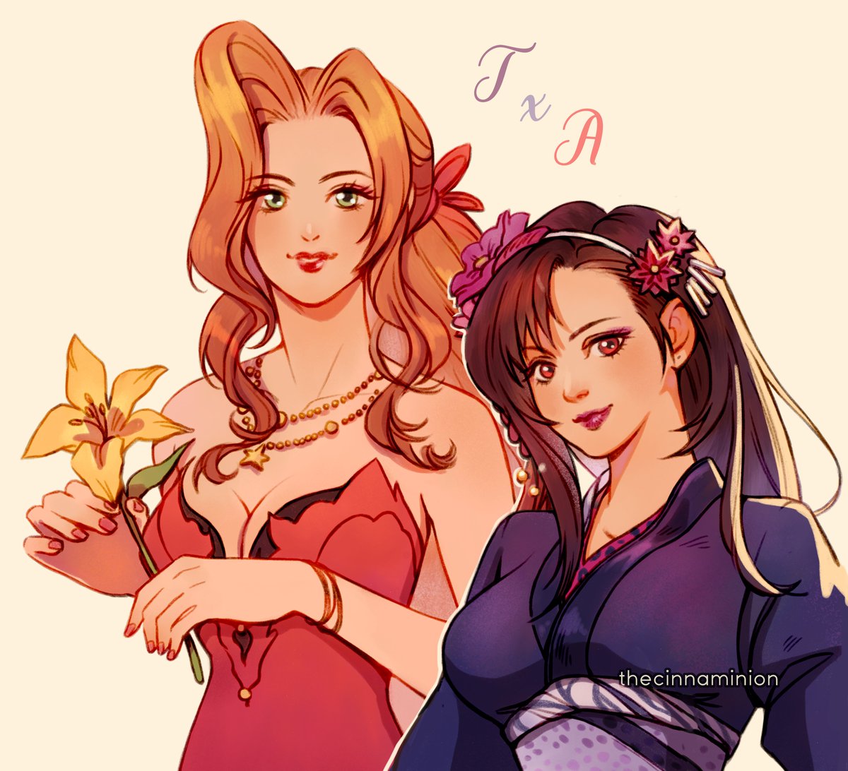 thecinnaminion's tweet photo. Dressed to the Nines✨

#Aerti #FF7Remake https://t.co/C0tjHX2iOd