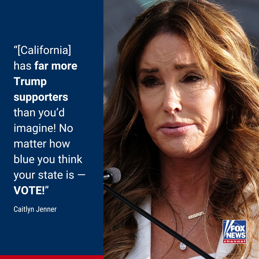 ‘I VOTED’: <a href="/Caitlyn_Jenner/">Caitlyn Jenner</a> diverges from Hollywood's liberal elite to endorse former President Trump, urging Americans to make their voices count in an effort to reshape California's narrative.