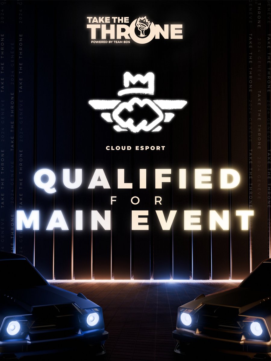TAKE THE THRONE (@takethethronett) on Twitter photo Welcome to the Main Event <a href="/CLDeSport/">Cloud eSport</a>! 👏
They will have to honor of being part of the biggest esport tournament ever organized in Switzerland! 🇨🇭
#TakeTheThrone Welcome to the Main Event <a href="/CLDeSport/">Cloud eSport</a>! 👏
They will have to honor of being part of the biggest esport tournament ever organized in Switzerland! 🇨🇭
#TakeTheThrone