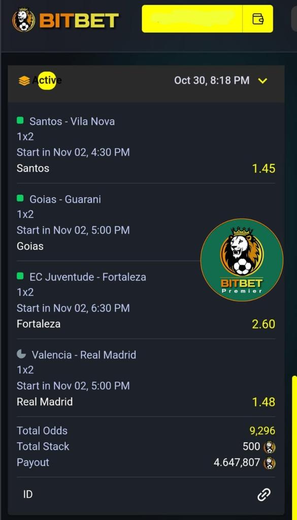 bitbetpremier's tweet photo. Do you think this bet will be a winner or loser? #TeamRealMadrid

https://t.co/vUKiwSQO3K
#Soccer #Football #Win #cripto https://t.co/GAvcDLGbO0