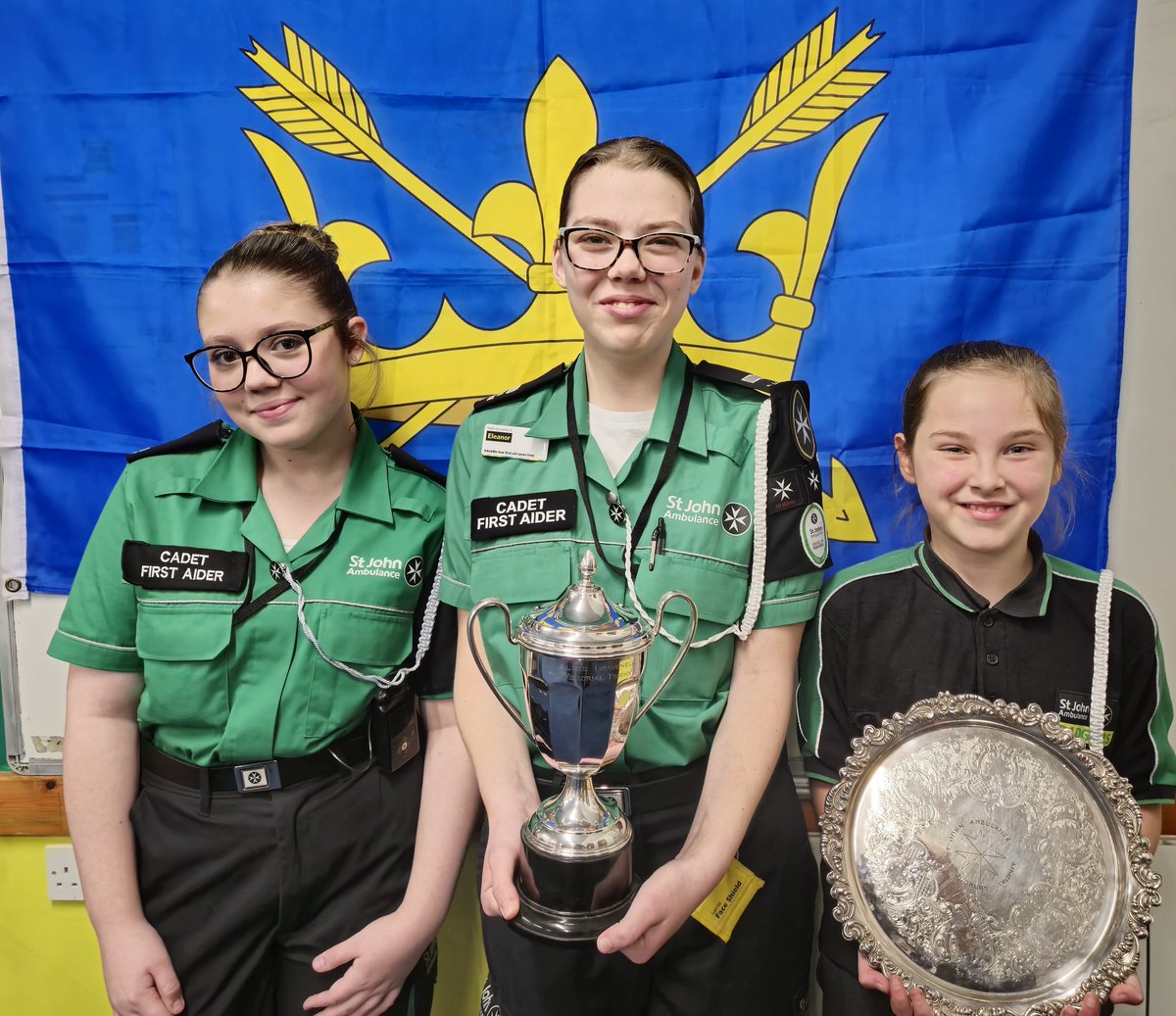 SJASuffolkyouth (@sjasuffolkyouth) on Twitter photo And the winners are!
After two very close competitions, the 2025 Suffolk county cadet of the year team are;
Cadet of the year, Eleanor.
Deputy cadet of the year, Charlotte.
Badger of the year, Hetty.
<a href="/stjohnambulance/">St John Ambulance England</a> <a href="/SJASuffolk/">St John Ambulance Suffolk</a> <a href="/SJAYouthEng/">St John Youth England</a> <a href="/SJAEofEYouth/">East of England Youth</a> <a href="/SJAsuffolkCOTY/">SJASuffolkCOTY</a> And the winners are!
After two very close competitions, the 2025 Suffolk county cadet of the year team are;
Cadet of the year, Eleanor.
Deputy cadet of the year, Charlotte.
Badger of the year, Hetty.
<a href="/stjohnambulance/">St John Ambulance England</a> <a href="/SJASuffolk/">St John Ambulance Suffolk</a> <a href="/SJAYouthEng/">St John Youth England</a> <a href="/SJAEofEYouth/">East of England Youth</a> <a href="/SJAsuffolkCOTY/">SJASuffolkCOTY</a>