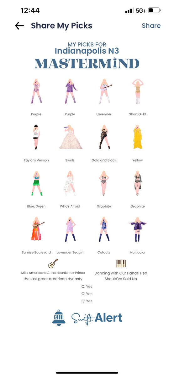 felicityjudge's tweet image. Hoping for the best but also just making it up as I go? @swiftalert_13 #mastermindgame