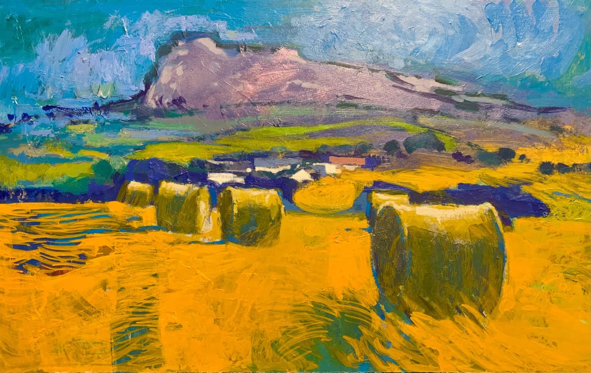 Llandeilo (Oriel  Mimosa Gallery) Gwaith newydd / New work.
- Meirion Jones.
#welshart #Meirion #OrielMimosa #worldart #Cymru

Cynhaeaf / Harvest