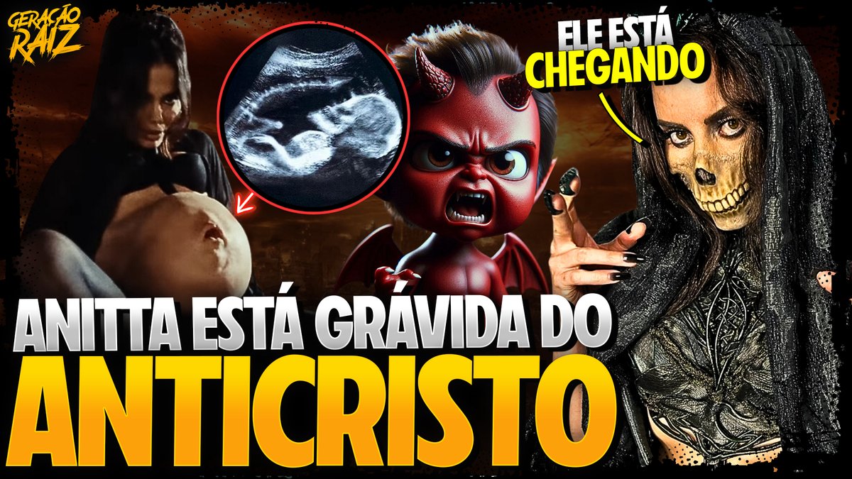 mariorobert_'s tweet photo. 🚨 Novo Clipe da Anitta é Satânico?! 😱 Rumores de gravidez do Anticristo estão chocando a internet! 👀 Assista e tire suas conclusões sobre os simbolismos ocultos e as referências demoníacas! #Anitta #ClipeNovo #POLEMICA
https://t.co/J0IgV79cmT https://t.co/ZSnX0AGxvZ
