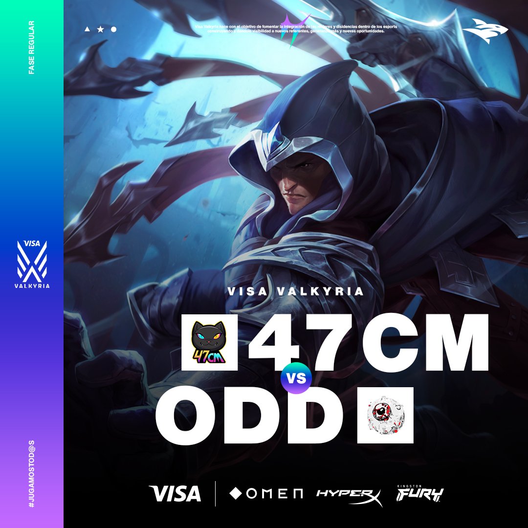 LigaValkyria's tweet photo. COMIENZA LA SEGUNDA SERIE 🫡

#47CM se enfrenta a @odd_mx por el último pase a la GRAN FINAL de la Copa De Oro. 🔥

#VVK | #VisaValkyria 💜 https://t.co/TKq1Zy7vpL