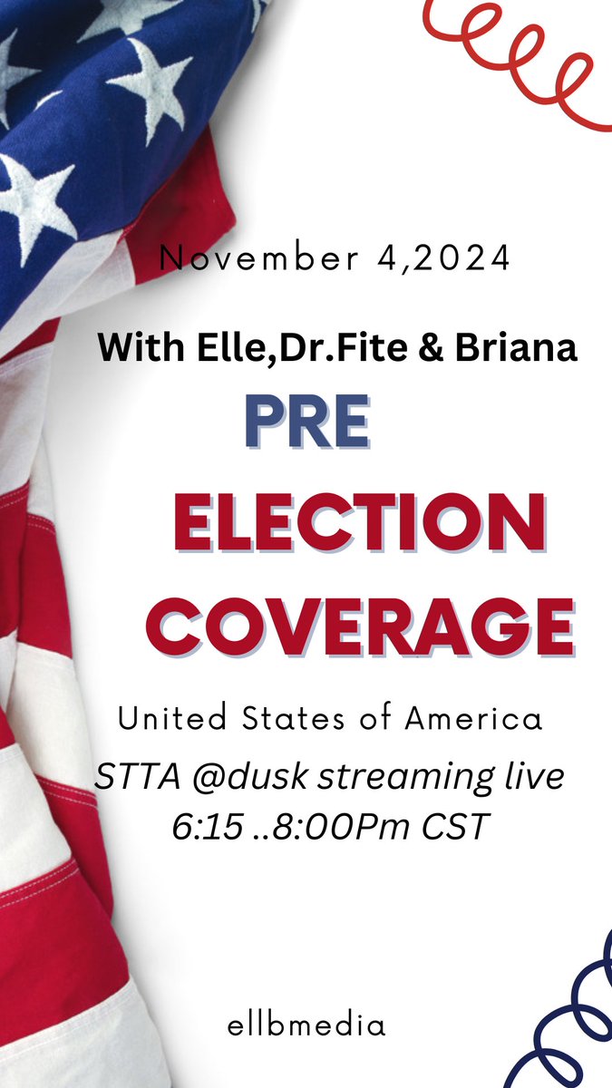 TripleEProducti's tweet photo. Join this amazing team as they gear up for the election with the Pre Election coverage #follobackforfolloback https://t.co/hSEU8rJdY8