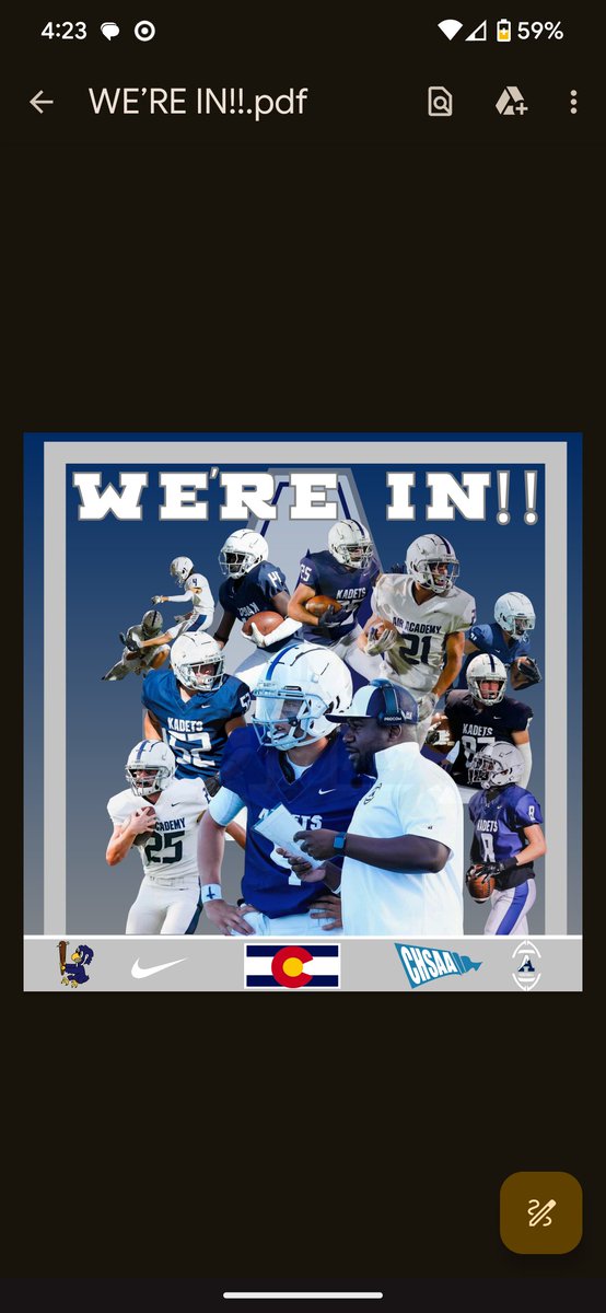 🚨🔥🏈 SEASON EXTENDED AND PLAYOFF BOUND!!! 🏈🔥🚨 For the second time in 15 years we're going to the post-season. Stay tuned for date and time - we need the Kadets Krazies to show up in numbers! #ElevateTheStandard #KadetsFootball