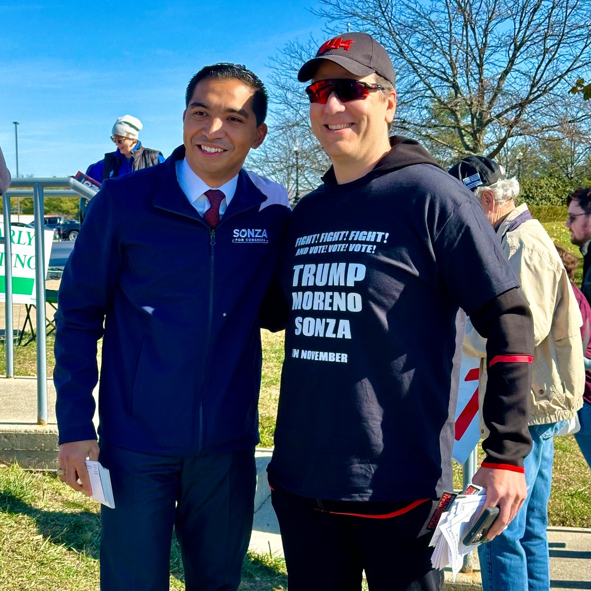 GOPWarrenCounty's tweet photo. Early Voting in Warren County has been great, BUT we are NOT DONE! In 48 hours the polls will close on Election Day Tuesday!
VOTE President Trump!
VOTE your ENTIRE Republican slate!
VOTE NO on Issue 1!
#MAGA
#WarrenCountyOhio
#WarrenCoGOP
#Republican
#Trump
#Election2024🇺🇸 https://t.co/FSDoUvXg55