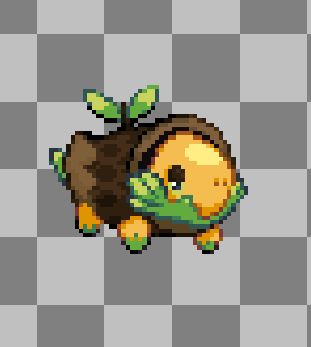 This si a pixel art I Made bases on a fakemon created by <a href="/SoullianA/">SoullianArt</a> which I saw on his Instagram account
#pixelart #aseprite #fakemon #Pokemon