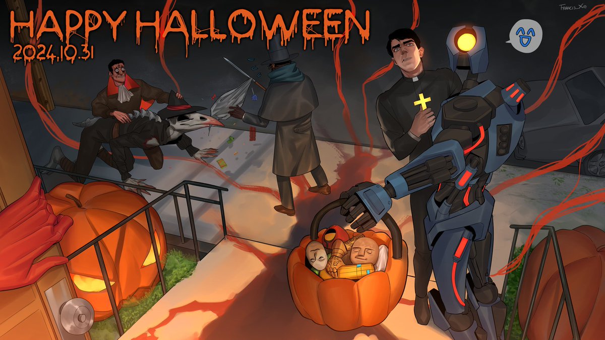 Spooky Season doesn't officially end until we post this year's Halloween Card by Francis!