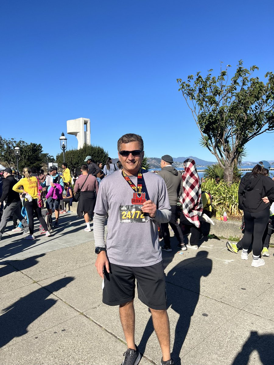 Had a great time running the <a href="/GoldenGateHalf/">Golden Gate Half</a> today. Ran it after 2021 and improved my time!