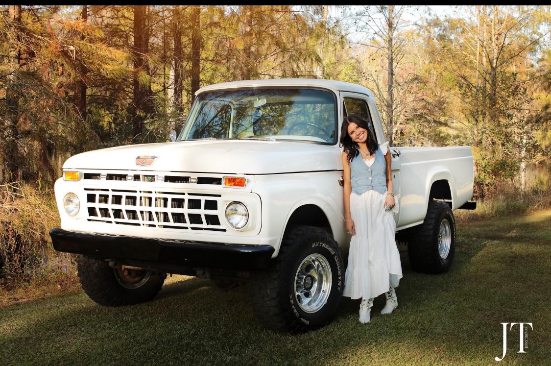 Senior pics for the baby!  She had to have one with her mom’s truck in it! Can’t blame her for that.